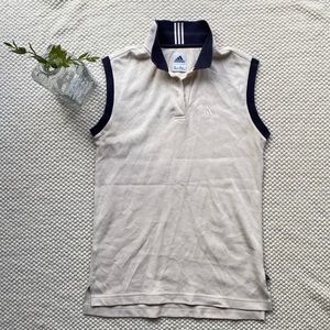 Vintage Adidas Tank Top with Collar